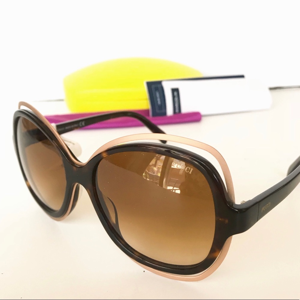 Emilio Pucci Oversized Sunglasses